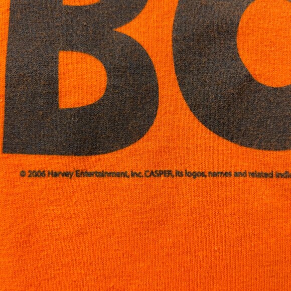 Vintage 2006 Casper The Friendly Ghost T-Shirt Men Extra Large XL Orange Y2K Tee - Picture 3 of 11